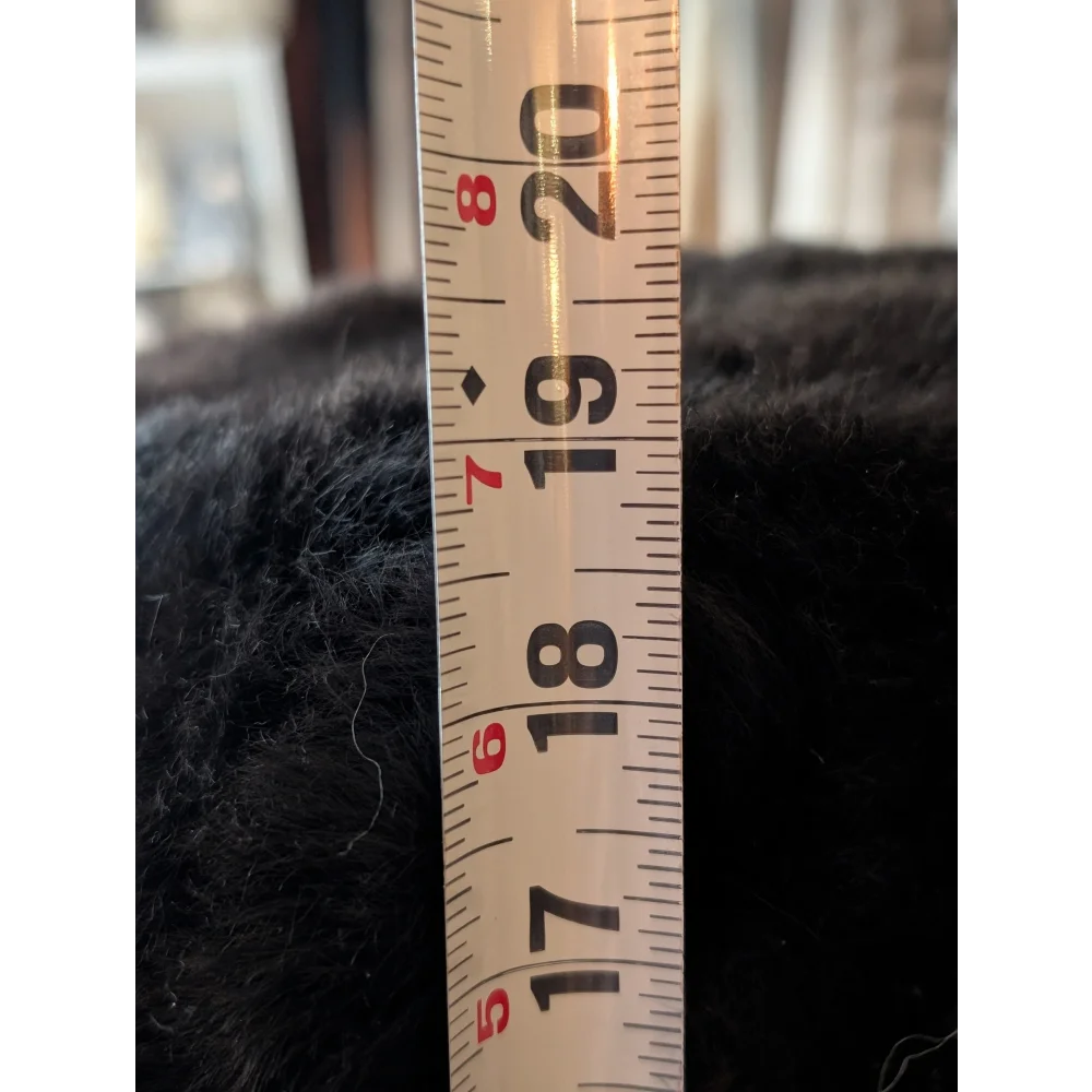 Stump Pouf❤️Shorn Icelandic In Wolf