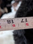 Stump pouf Icelandic sheepskin 17-18 inch tape measure by Angus Oliver