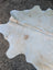 Sun10 large cowhide lovely cowhide rug with natural brown spots and a soft textured surface 71.5 by 67 inches