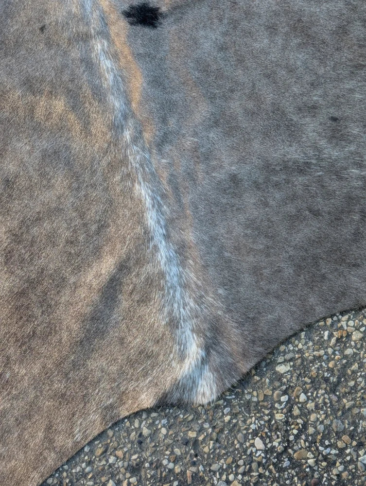 Sun2 77 x 64 large cowhide rug in natural tones with soft texture and unique characteristics for a lovely cowhide rug look