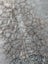 Sun4 78 x 64 large cowhide lovely cowhide rug with thick curly gray sheepskin and unique natural texture