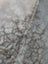 Sun4 lovely cowhide rug with large gray fluffy fur and unique characteristics featuring natural texture and shade variations