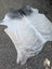 Large cowhide sun8 75.5 x 66 lovely cowhide rug with unique black and white marbled pattern and natural irregular shape