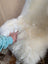 Gorgeous VERY SOFT Merino Sheepskin throw, plush off-white faux fur, OEKO TEX certified