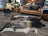Extra large cowhide rug tri605 in natural black and white with textured unprocessed surface perfect for beautiful rugs