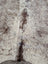 Extra large soft textured cowhide rug tri611 with a natural gray and brown speckled pattern perfect for beautiful rugs