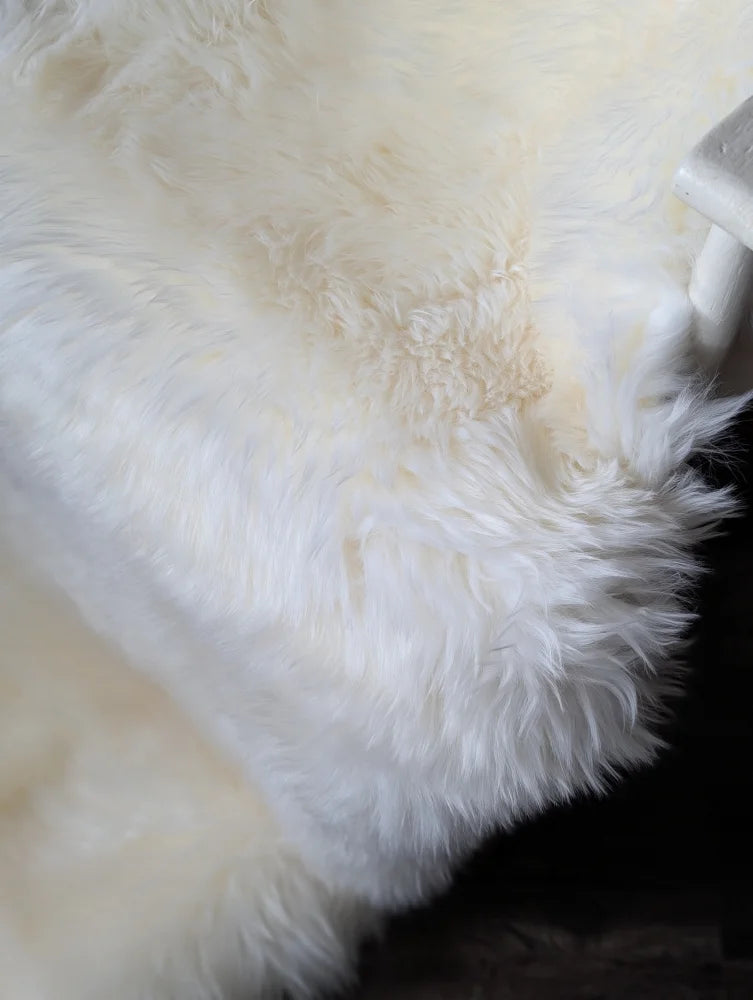 Oeko tex certified very soft merino double sheepskin rug