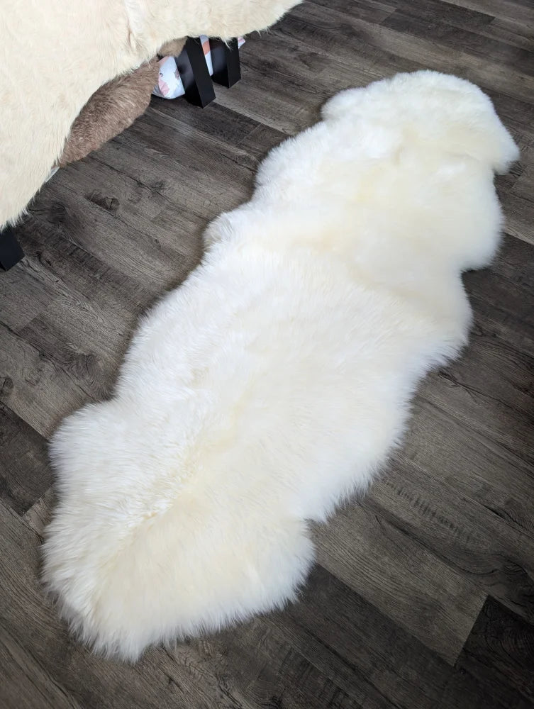 Oeko tex certified very soft merino double sheepskin rug