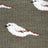 Women’s olive green merino wool socks with white birds and brown accents perfect for all-season birdwatching