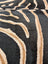 Black and tan zebra print faux fur throw blanket from angus oliver large cowhide with unique characteristics